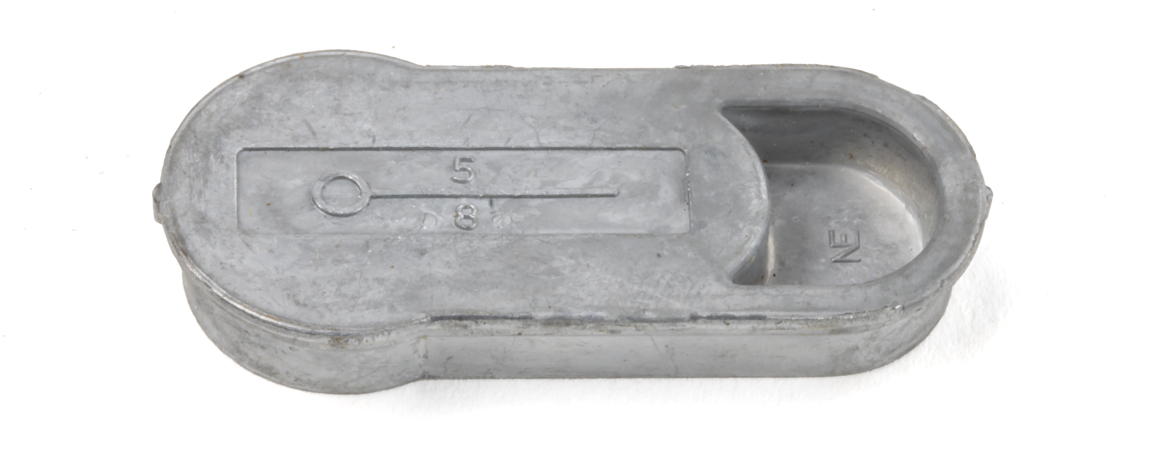 Bottom of buttonholer cam with button hole length 